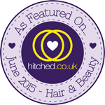 As featured on hitched.co.uk – June 2015 Hair & Beauty Issue 
